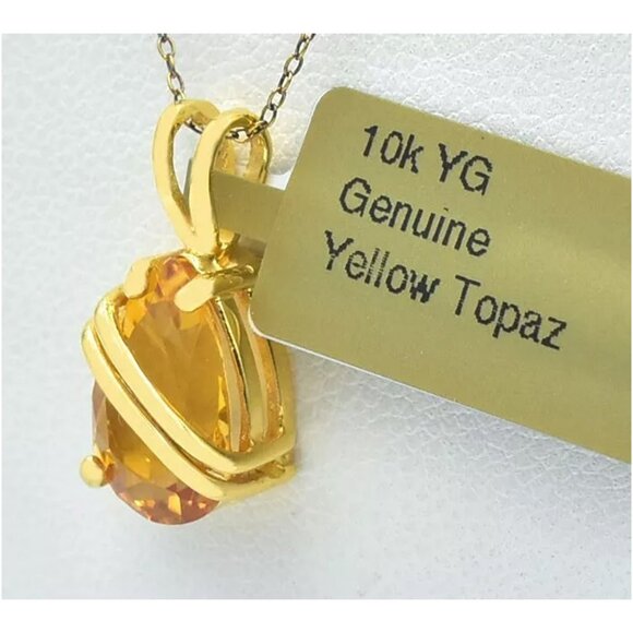 20240215_183738_1200x1200.jpg?  Genuine 2.90 Cts Yellow Topaz Pendant 10k Yellow Gold